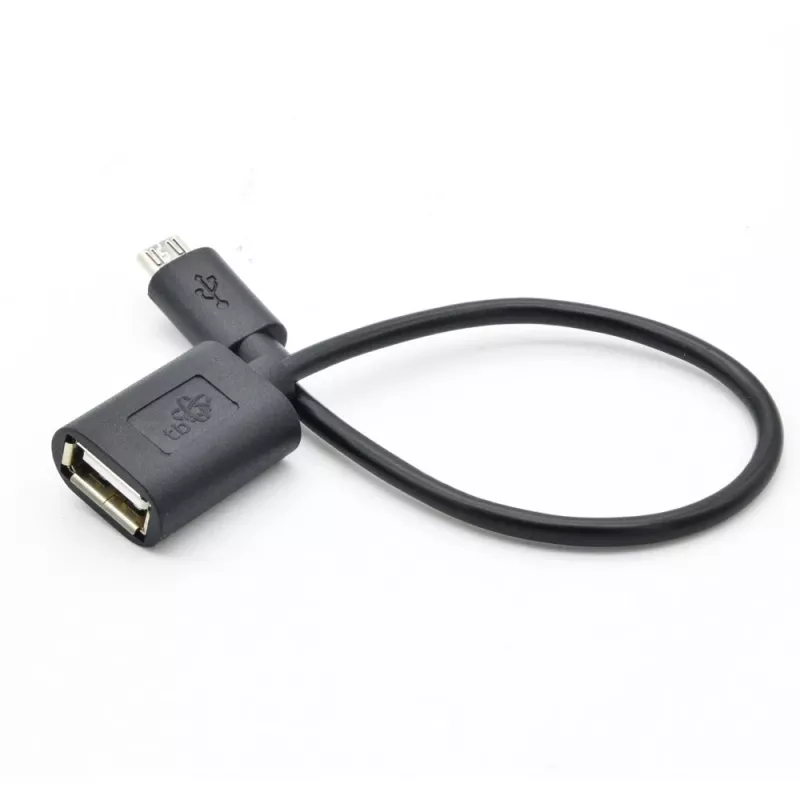OTG laidas TB AKTBXKUWOTG015B 15 cm, juodas, USB OTG jungtis