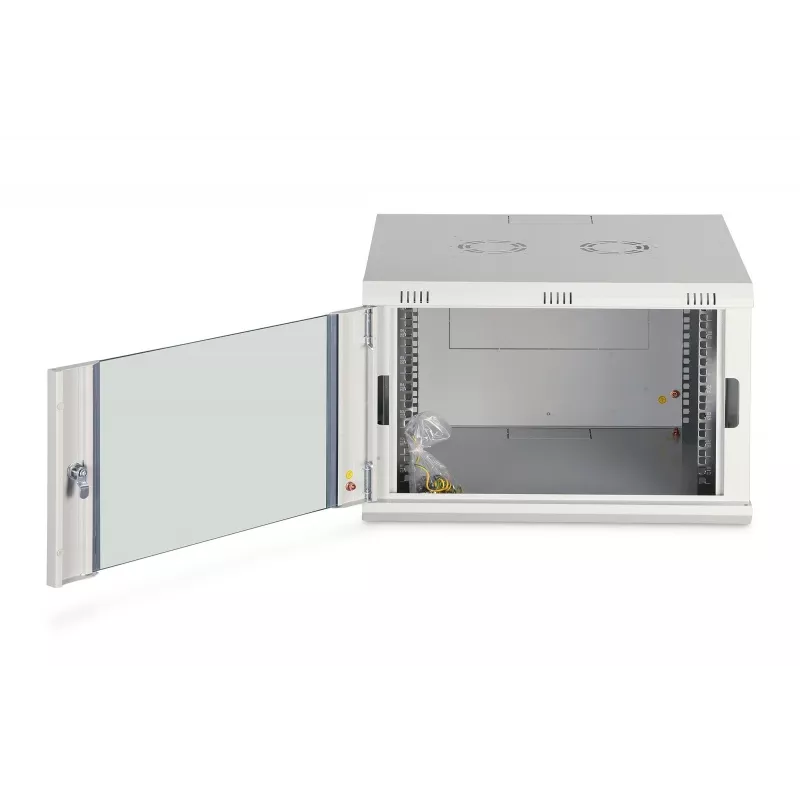 Sieninė spinta-stovas DIGITUS Dynamic‑N 7U 19 colių 600x600 mm, nesumontuota, IP20, raktinis užraktas