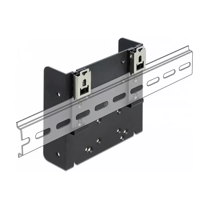 Montavimo rinkinys DeLOCK 66292 Juoda ABS Sintetika