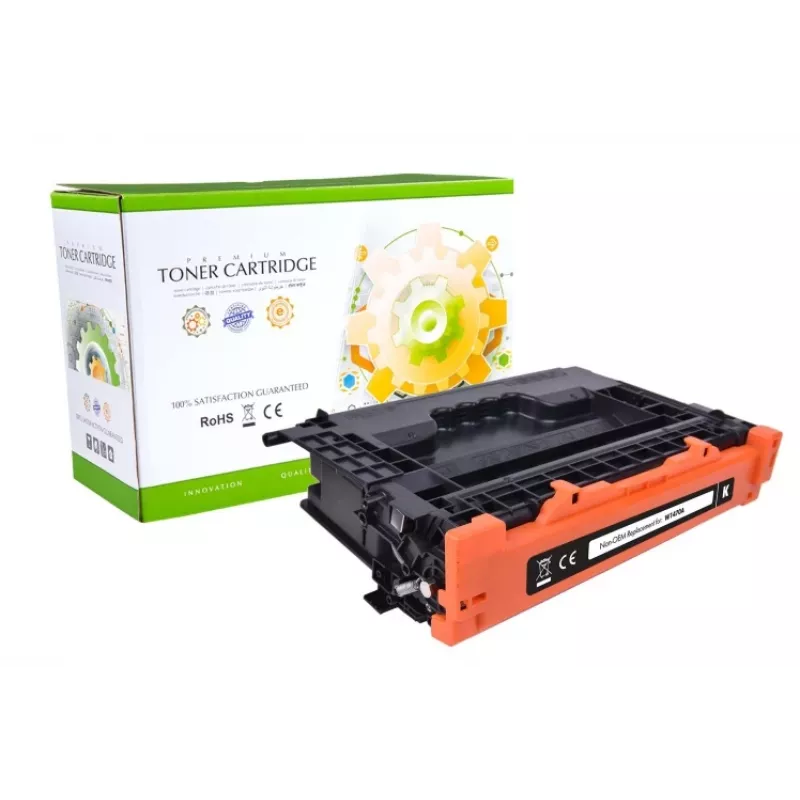 Suderinamas Static Control HP W1470A dažų kasetė, juoda (10500 psl.)