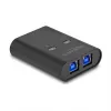DeLOCK USB jungiklis 2 kompiuteriams prie 1 įrenginio 5 Gbps juodas