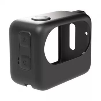 PULUZ silikoninis įkrovimo dėklo dangtelis, skirtas Insta360 GO 3 (juodas) – apsauginis įkrovimo dėklas