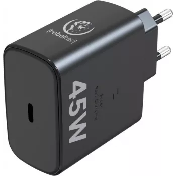 Rebeltec Fast Charger USB-C RBLAKT00026 45W nešiojamiesiems kompiuteriams ir telefonams