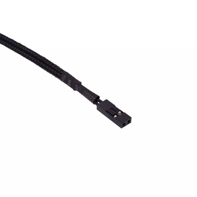 Alphacool Eiszapfen temperatūros jutiklis kištukas G1/4 - temperatūros jutiklis skysčio aušinimo sistemai - giliai juoda - 50 cm