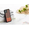 man and wood dėklas išmaniajam telefonui, skirtas iPhone 11 Pro Max — rudas langelis, juodas apvadas