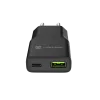 Maitinimo adapteris NATEC Ribera NUC-2377 — 1×USB-A, 1×USB-C, 3 A išvestis