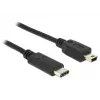 USB laidas DeLOCK 0,5 m USB 2.0-C Mini-B 83335