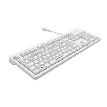 “MAN&MACHINE” klaviatūra “ITs Cool”, balta, higieninė, USB, 99 mygtukai, vokiška (ITSC/DE/W5)