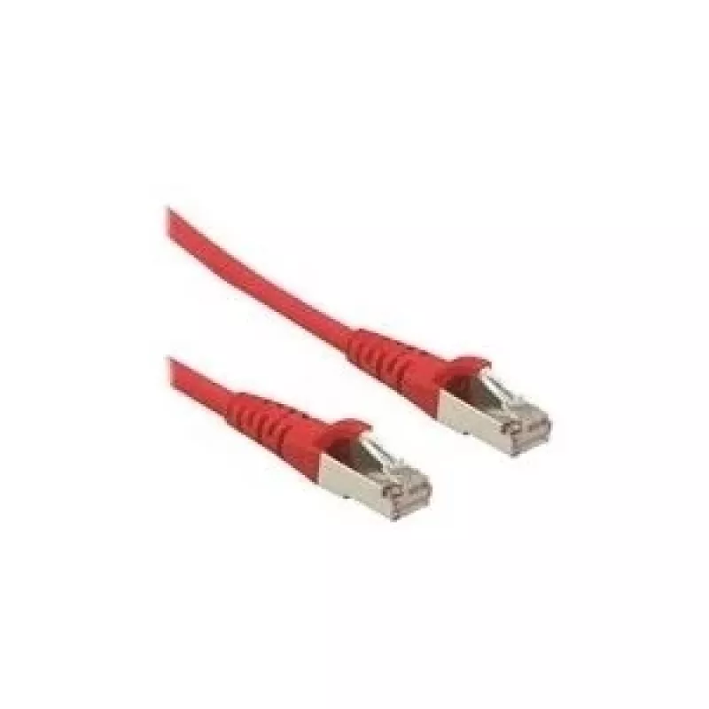 ROLINE - komutacinis kabelis - RJ-45 (M) į RJ-45 (M) - 50 cm - SFTP, PiMF - CAT 6a - raudonas (21.15.2810)