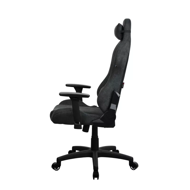 Žaidimų kėdė Arozzi Torretta minkšto audinio mėlyna ergonomiško dizaino