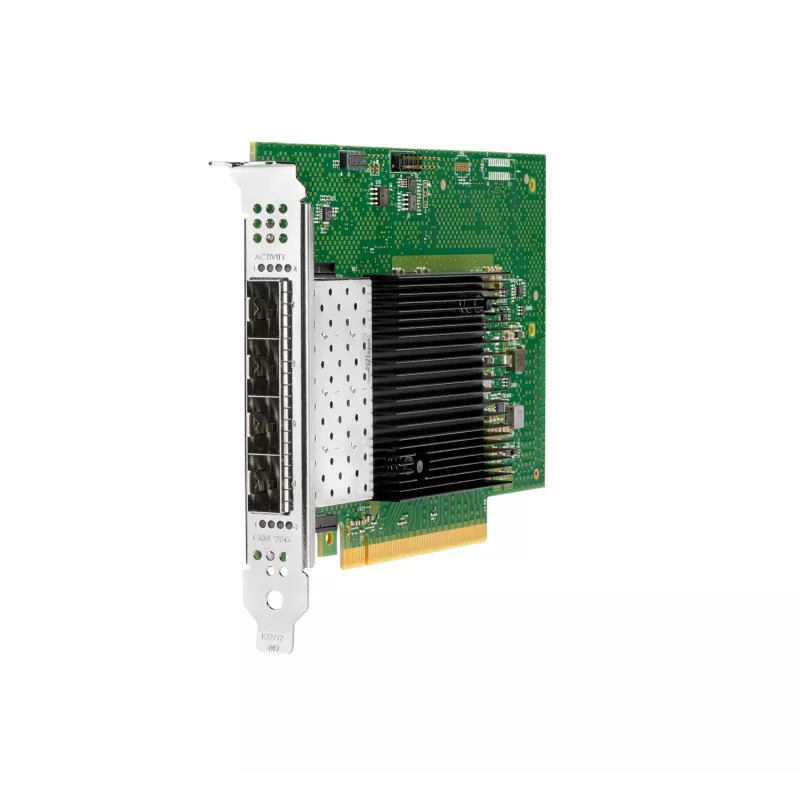 “Hewlett Packard Enterprise” Intel E810-XXVDA4 – tinklo adapteris – PCIe 4,0 x16 – 25 gigabitų SFP28 x 4 – skirtas „Edgeline e920“, „ProLiant DL20 Gen10“, „DL325 Gen10“, „DL345 Gen10“, „DL360 Gen10“