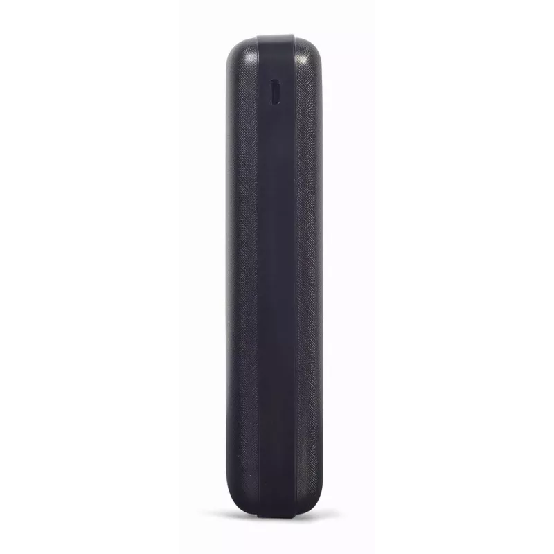 Gembird PB20-02 nešiojamas įkroviklis (power bank) Ličio polimeras (LiPo) 20000 mAh Juodas
