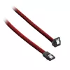 CableMod ModMesh - SATA laidas - Serial ATA 150/300/600 - SATA (W) stačiu kampu į dešinę prie SATA (W) - 60 cm - Blood Red (CM-CAB-RSAT-N60KBR-R)