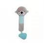 Minkštas garso žaislas TULILO bebras, 17 cm, spalvingas pliušas su girgžduklu