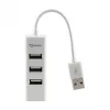 Sbox H-204W USB 4 prievadų šakotuvas Coconut Balta