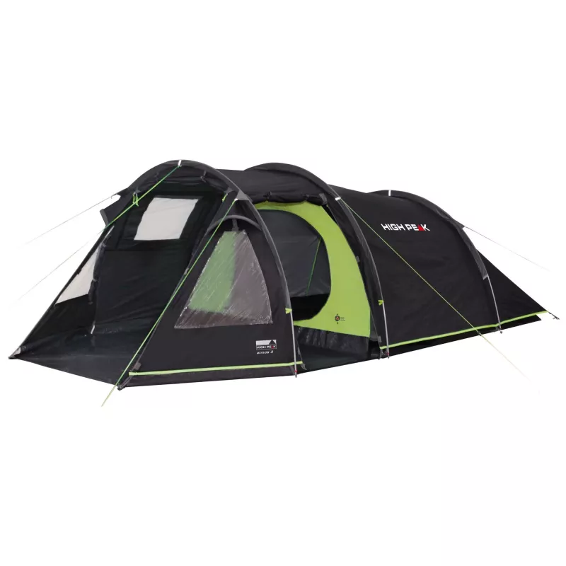 High Peak Atmos 3 kupolinė palapinė 3 asmenims juoda, žalia 11535