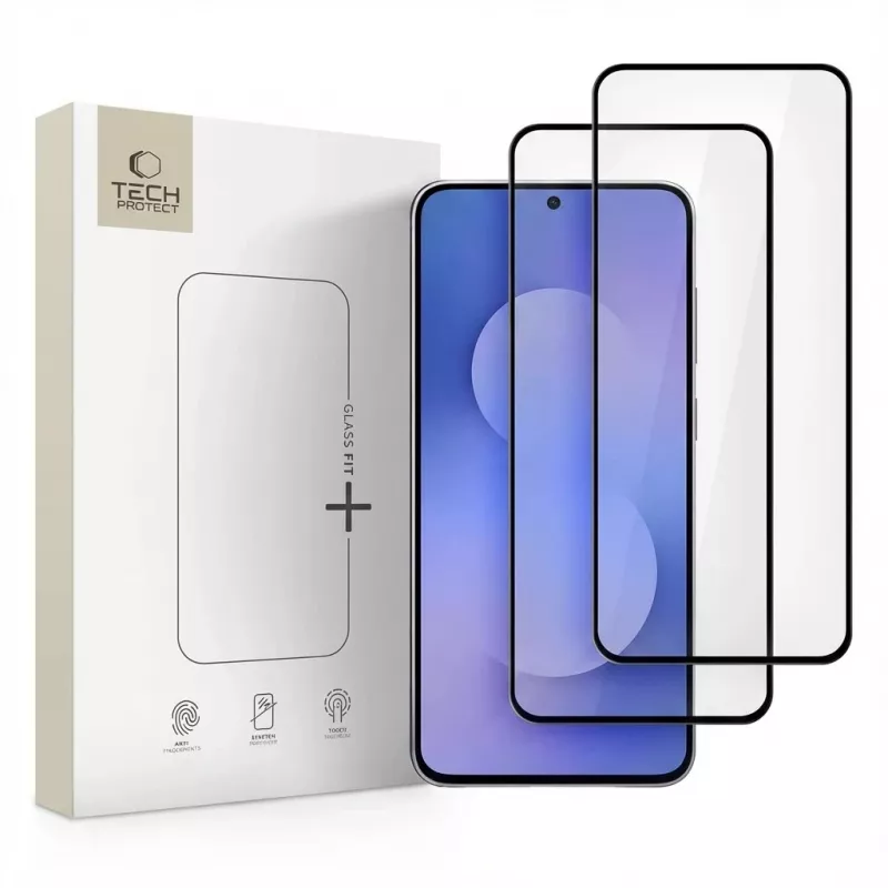 Grūdinto stiklo ekrano apsauga Samsung Galaxy S25 FE GP-TTS731AECTW 9H kietumas, apsauganti nuo įbrėžimų