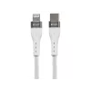Laidas Type C - Lightning 1m Baltas