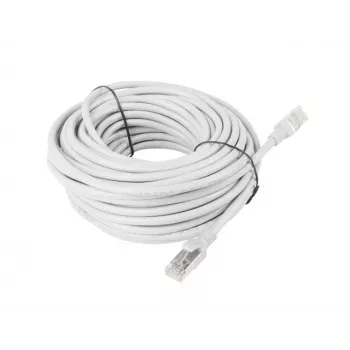 LANBERG tinklo kabelis RJ-45 Cat5e PCU5-10CC-3000-S, 30 m, U/UTP, CCA laidininkas, PVC apvalkalas, 26 AWG, baltas