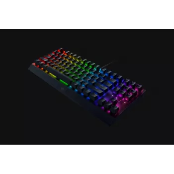 RAZER JuodaWidow V3 Tenkeyless Green Switch - US išdėstymo klaviatūra
