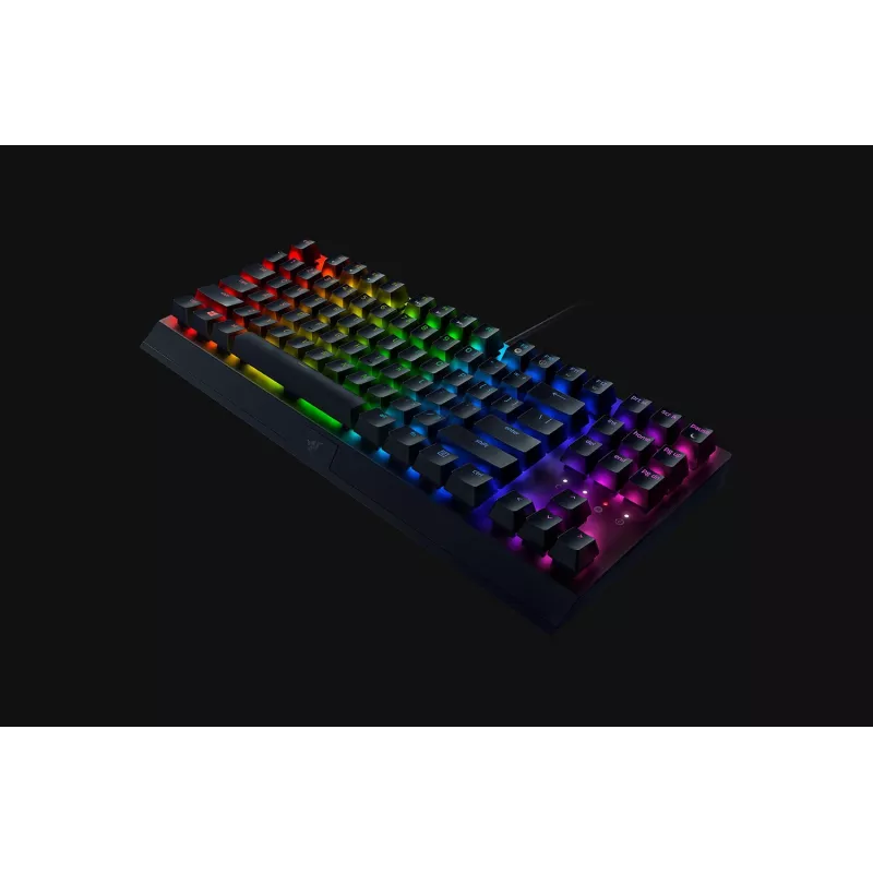 RAZER JuodaWidow V3 Tenkeyless Green Switch - US išdėstymo klaviatūra