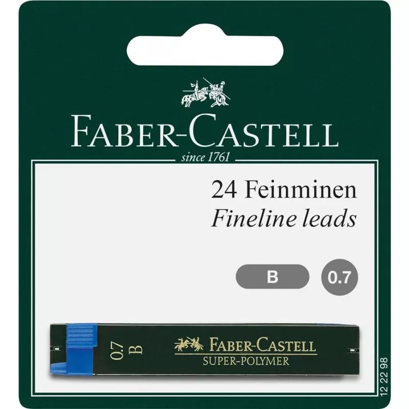 Švino užpildas B Juodas Faber-Castell 122298