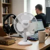 Adler | AD 7302 | Stalinis ventiliatorius | Baltas | Skersmuo 23 cm | Greičių skaičius 2 | Osciliacija | 60 W | Nėra