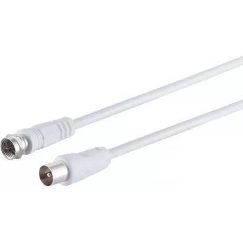 Bendraašis kabelis S/CONN 80065-32 5 m F tipo IEC baltas
