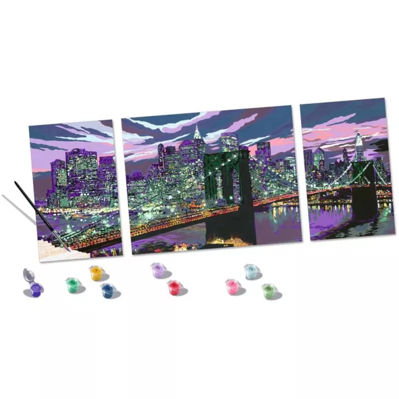 Tapyba pagal numerius - Creart nauja York Skyline