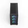 Fractal Design Pop 2 Air Juoda Solid vidutinio dydžio kompiuterio korpusas — ATX palaikymas, 3x 120 mm priekiniai ventiliatoriai, 2,5/3,5 colio diskų nišos, 215×481×462 mm