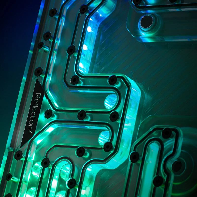 EK Water Blocks EK-Quantum Reflection² PC-O11D EVO D5 PWM D-RGB - akrilas