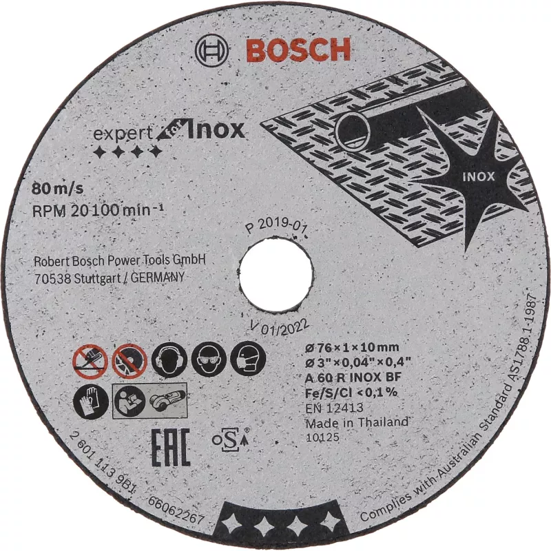 Bosch 2 608 601 520 kampinio šlifuoklio priedas Pjovimo diskas
