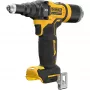 DeWALT DCF403NT-XJ elektrinis kniedijimo įrankis Juoda, Geltona 2,4;3,2;4;4,8 mm 10000 kN