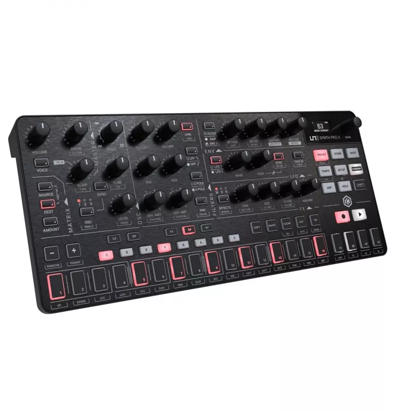 Analoginis sintezatorius ik multimedia Uno Synth Pro X — 8 balsų polifonija, stalinis modulis