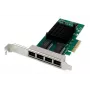DIGITUS 4 prievadų Gigabit Ethernet tinklo plokštė, RJ45, PCI Express, Intel I350