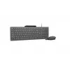 Laidinės klaviatūros ir pelės rinkinys „Lenovo 310“ (US English) – pilno dydžio klaviatūra, 1,8 m laidas, 2000 DPI optinė abiem rankoms tinkama pelė