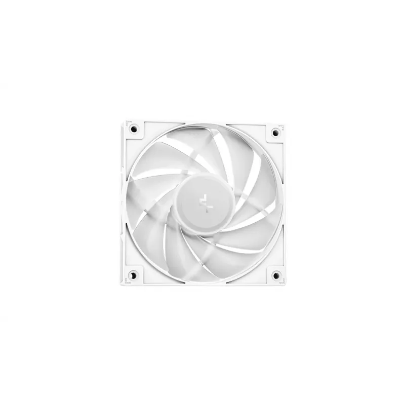 „DeepCool LE240 V2“, „viskas viename“ skysčio aušintuvas – 240 mm radiatorius, 2×120 mm PWM ventiliatoriai, hidrodinaminis guolis, baltas