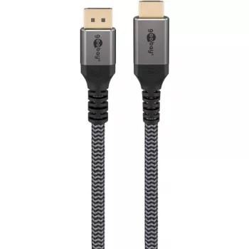 Goobay 65268 vaizdo kabelio adapteris 1 m DisplayPort HDMI pilkas (65268)