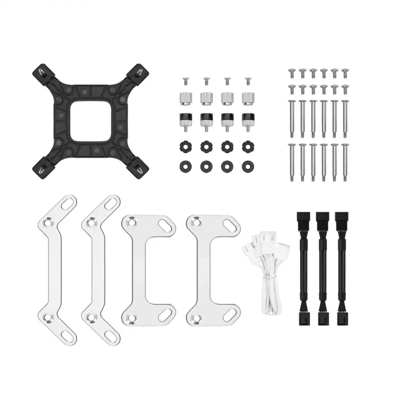 DeepCool LS720 SE WH procesoriaus visa-in-vieno skysčio aušintuvas 12 cm baltas 1 vnt.