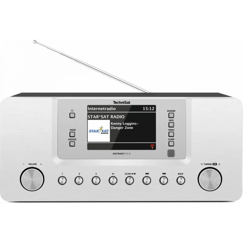 TechniSat DigitRadio 574 IR - Audiosystem - 2 x 5 Watt - Sidabrinė (0001/2951)