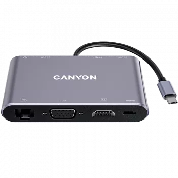 Canyon DS-14 - prijungimo stotelė - USB-C - VGA, HDMI