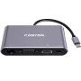 Canyon DS-14 - prijungimo stotelė - USB-C - VGA, HDMI