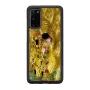 Apsauginis telefono dėklas iKins Samsung Galaxy S20, juodas, plonas TPU gaubtas