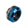 Bitspower Multi-Link adapteris G1/4 colio išorinis sriegis tiesi 16 mm OD kieto vamzdelio jungtis, blizgi juoda
