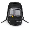 DICOTA Hi-Vis V2 kuprinė, Juoda, 320x220x455 mm, PET, TPU