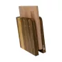 Magnetic Kitchen Block artelegno 86/WL — Walnut Wood magnetinis peilių laikiklis