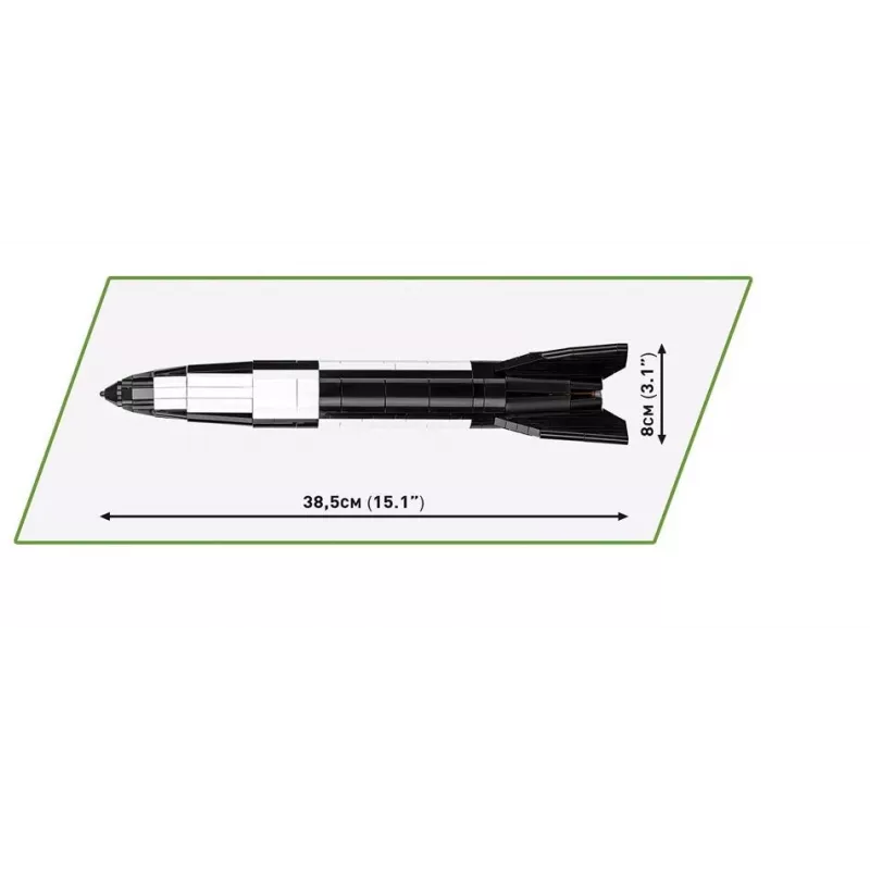 Statybinis rinkinys COBI V2 Rocket 560 dalių Antrasis pasaulinis karas