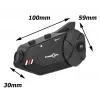 Ausinės FreedConn R1 PLUS E motociklininkų Bluetooth domofonas, Bluetooth 5.0+EDR, veikimo nuotolis 1000 m, IP65, FM, 1080p vaizdo įrašas, 30 h pokalbių laikas