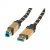 ROLINE Gold - USB kabelis - USB Type A (V) į USB Type B (V)