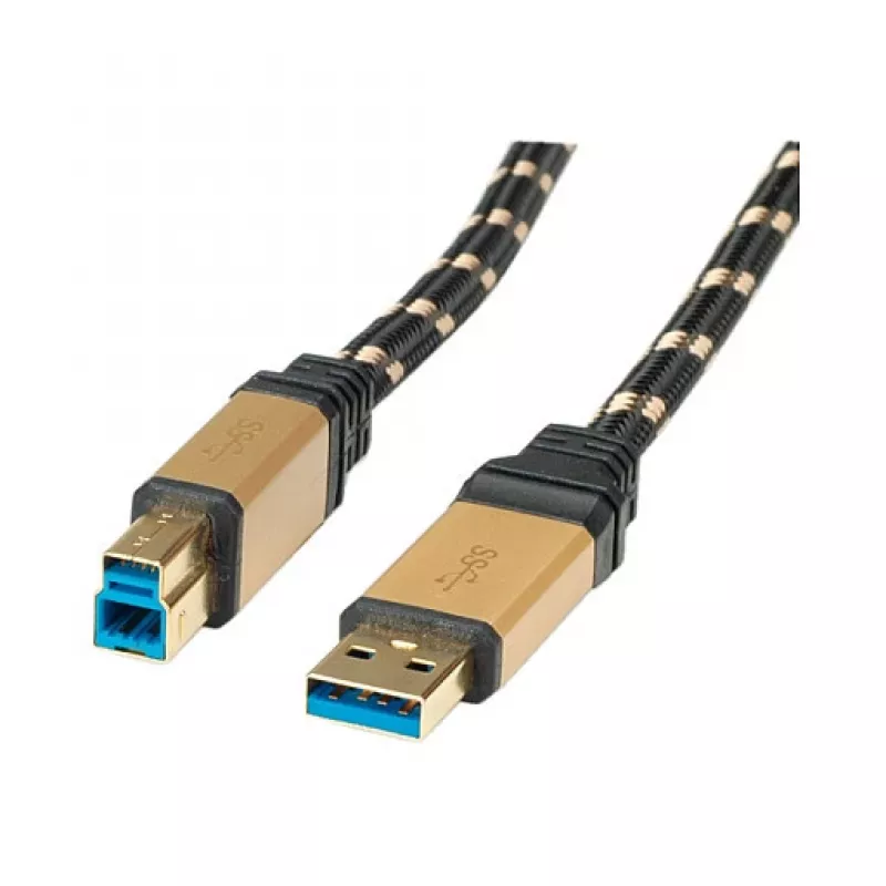 ROLINE Gold - USB kabelis - USB Type A (V) į USB Type B (V)